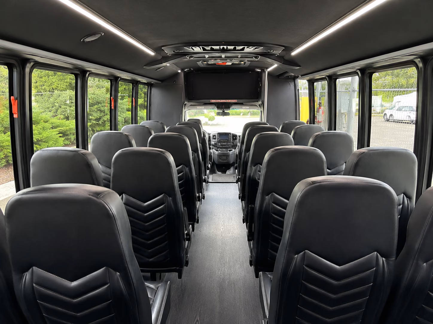 fort lauderdale 15 passenger minibus inside