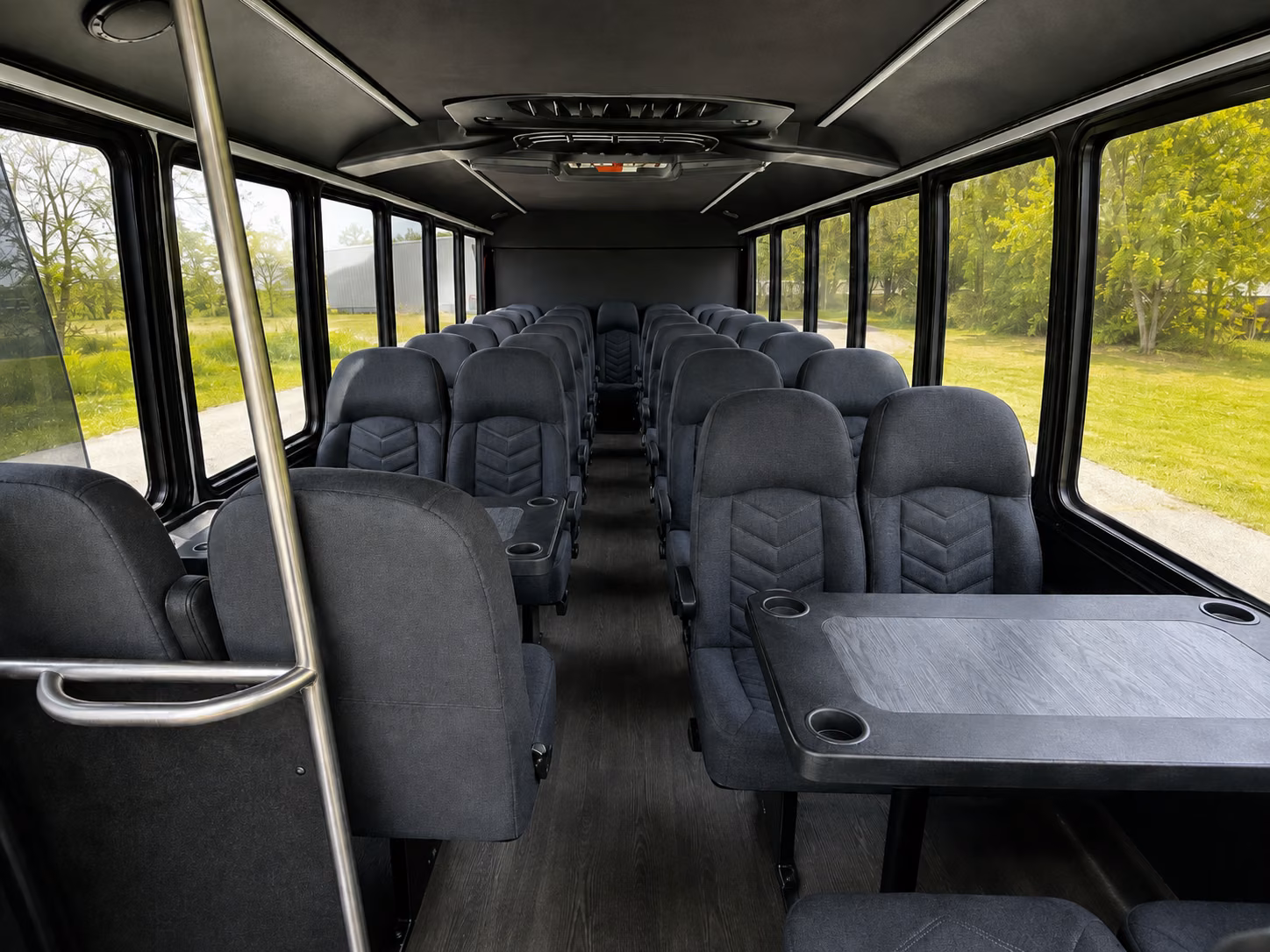 fort lauderdale 15 passenger minibus interior