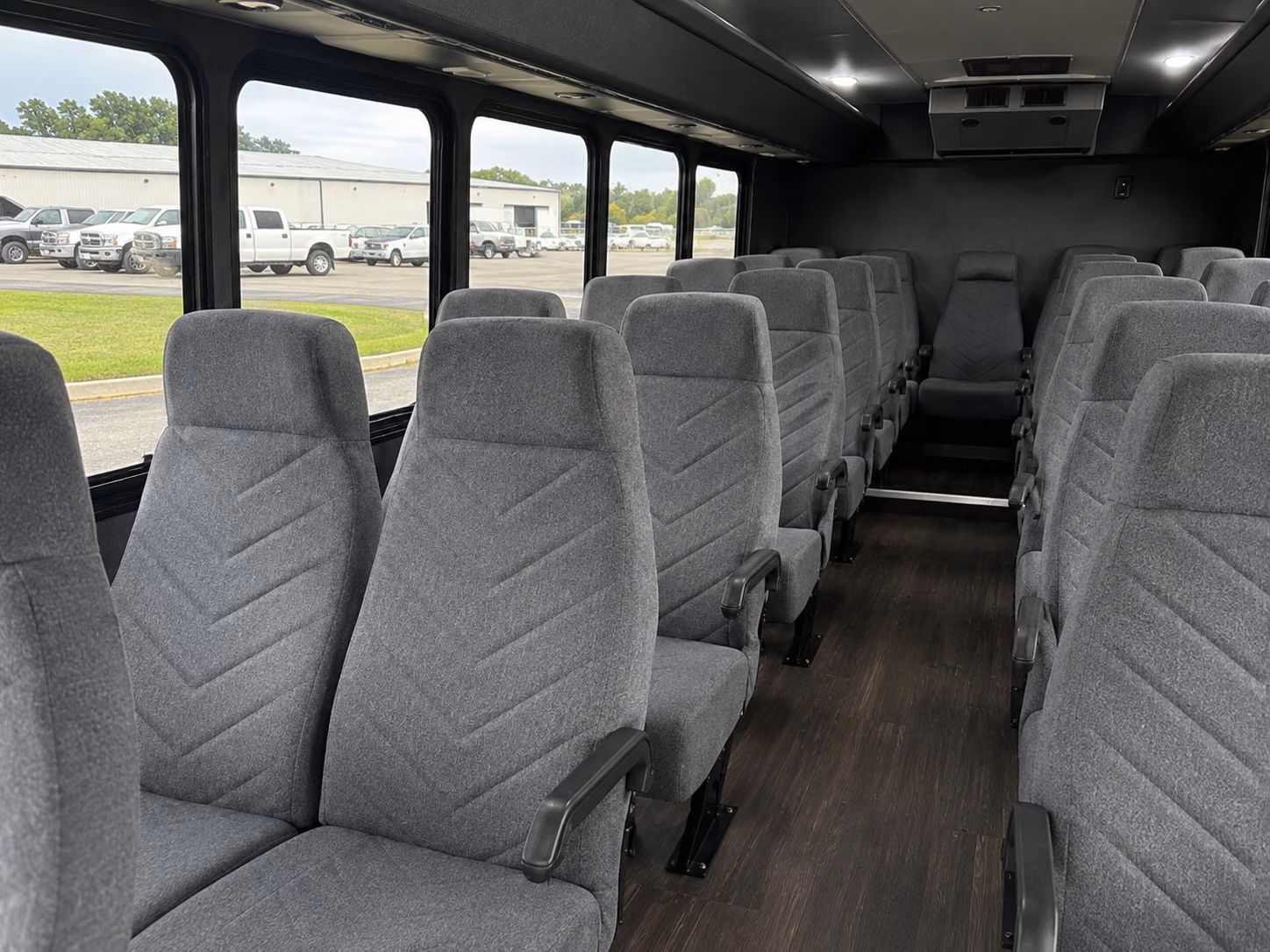 fort lauderdale 18 passenger minibus inside