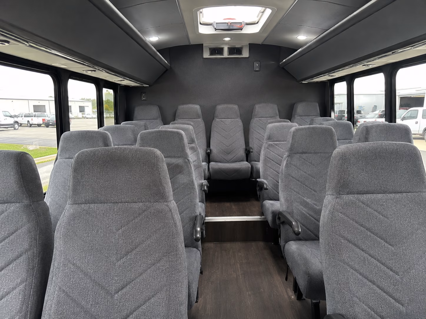 fort lauderdale 20 passenger minibus inside