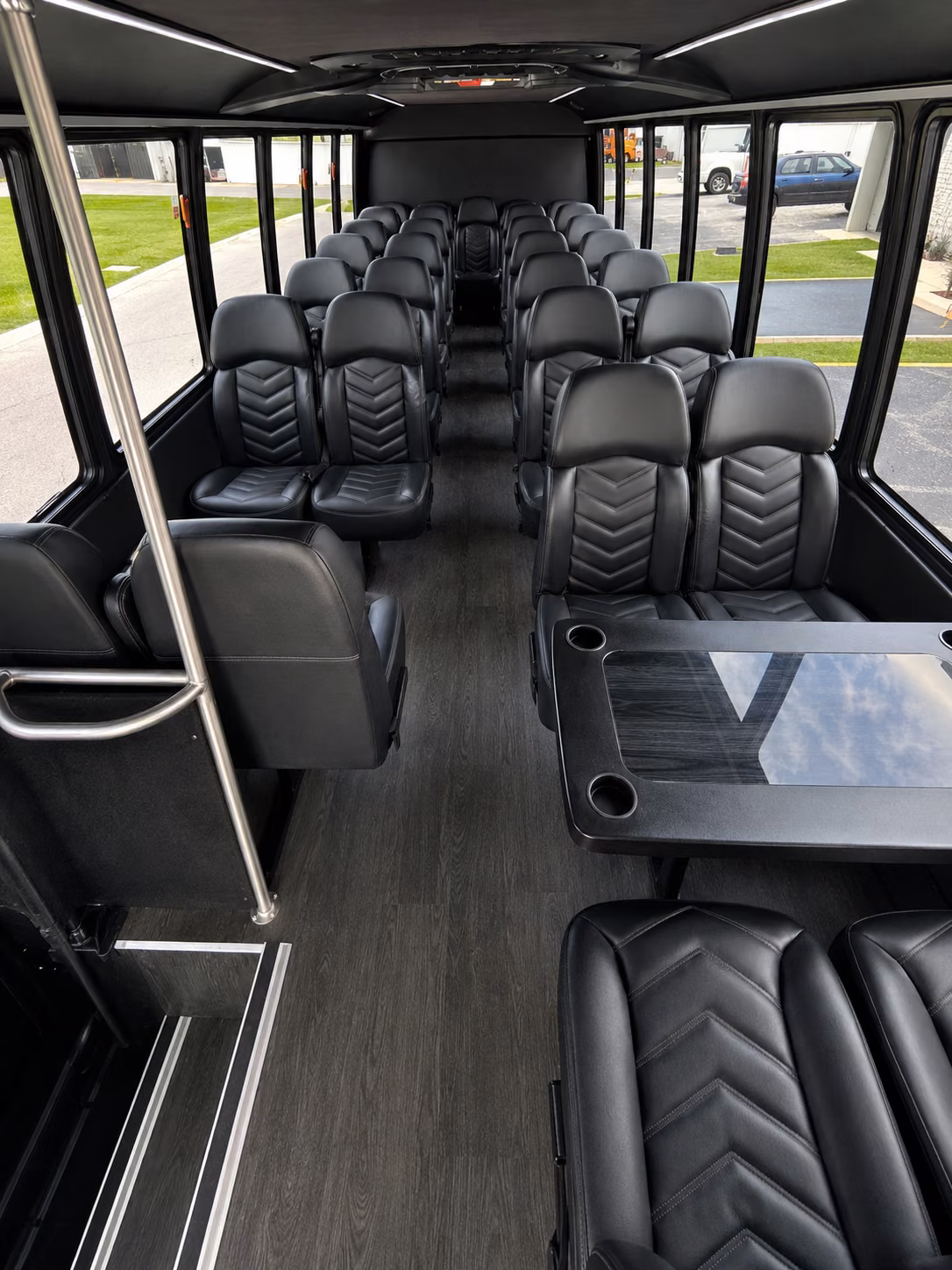 fort lauderdale 20 passenger minibus interior