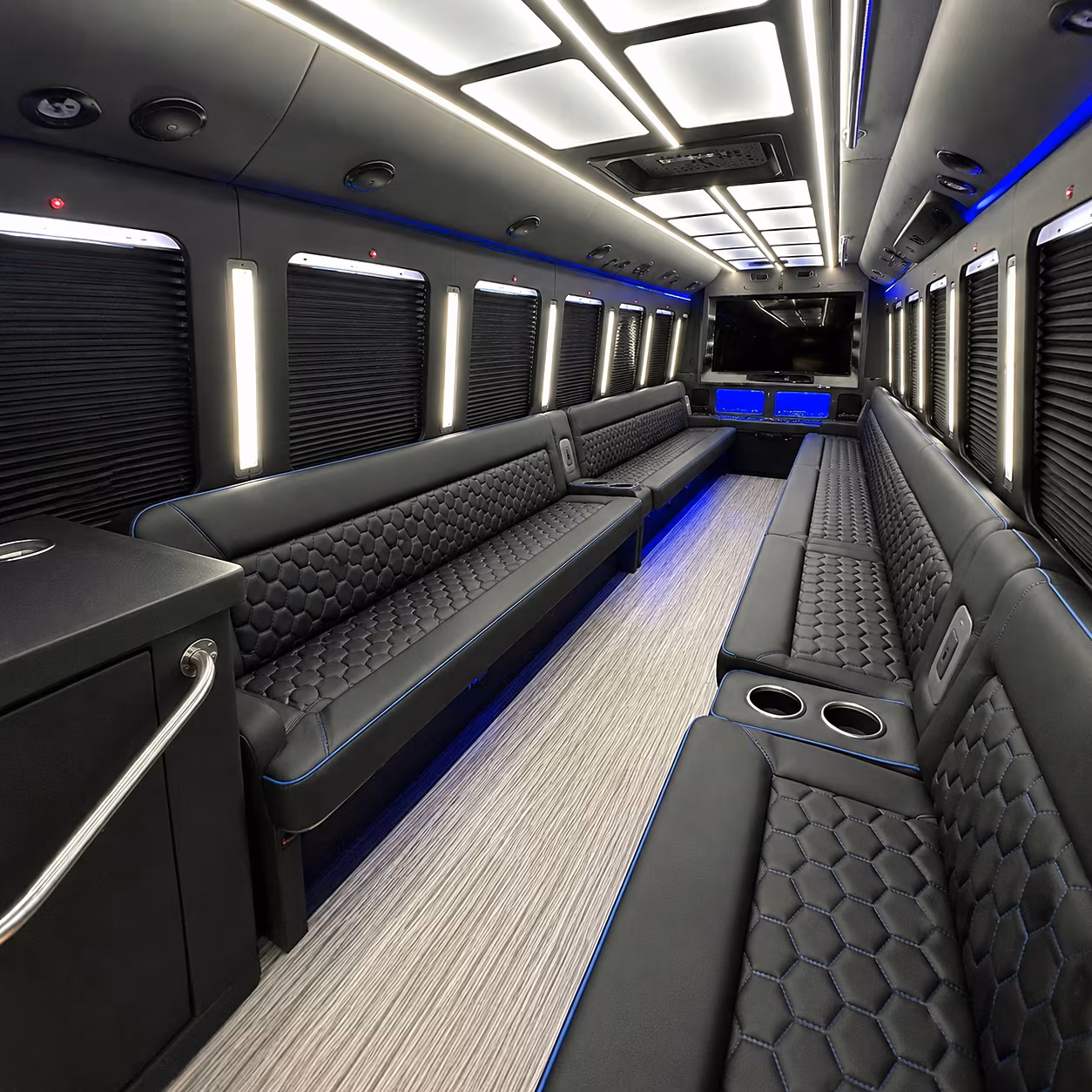 fort lauderdale party bus inside