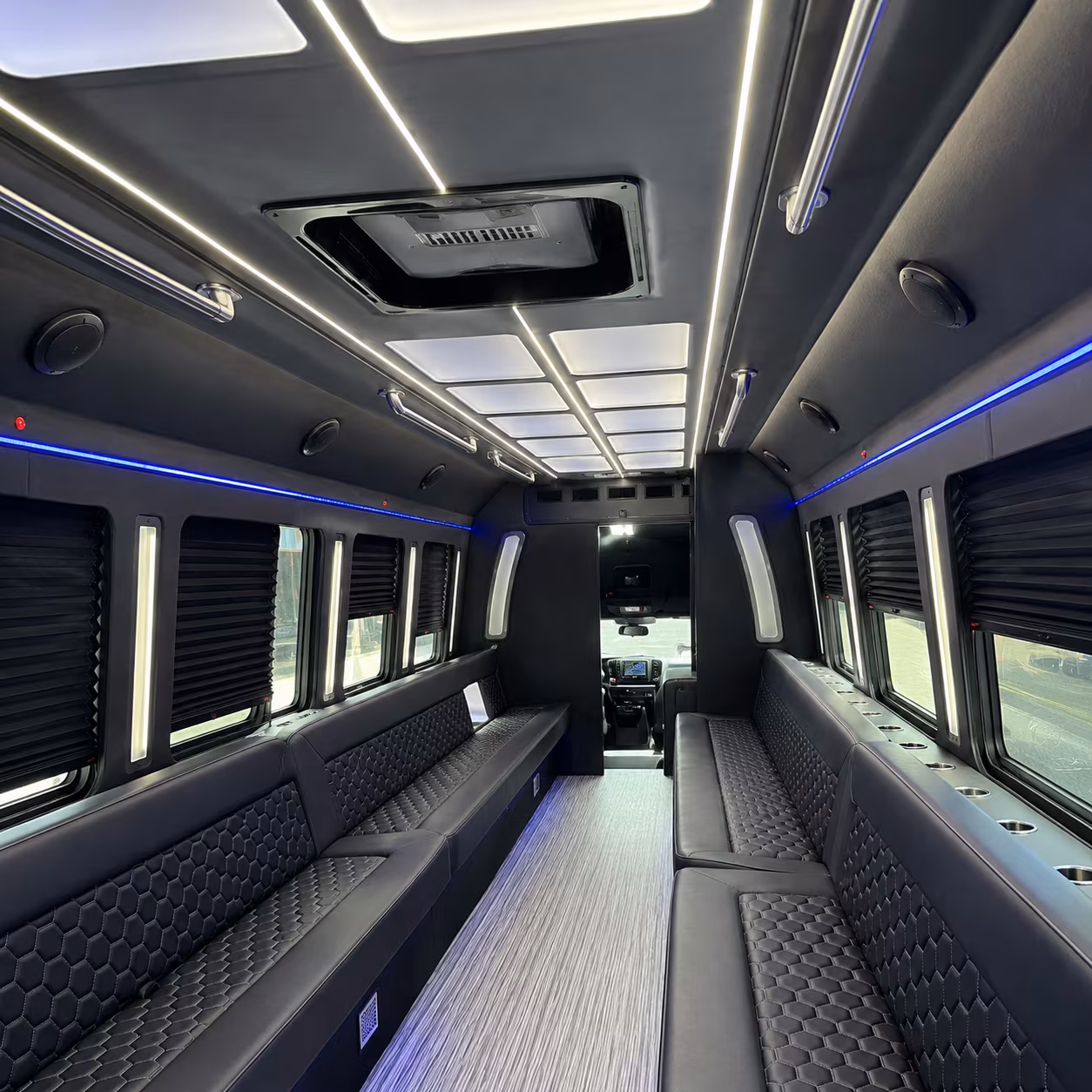 fort lauderdale party bus rental interior
