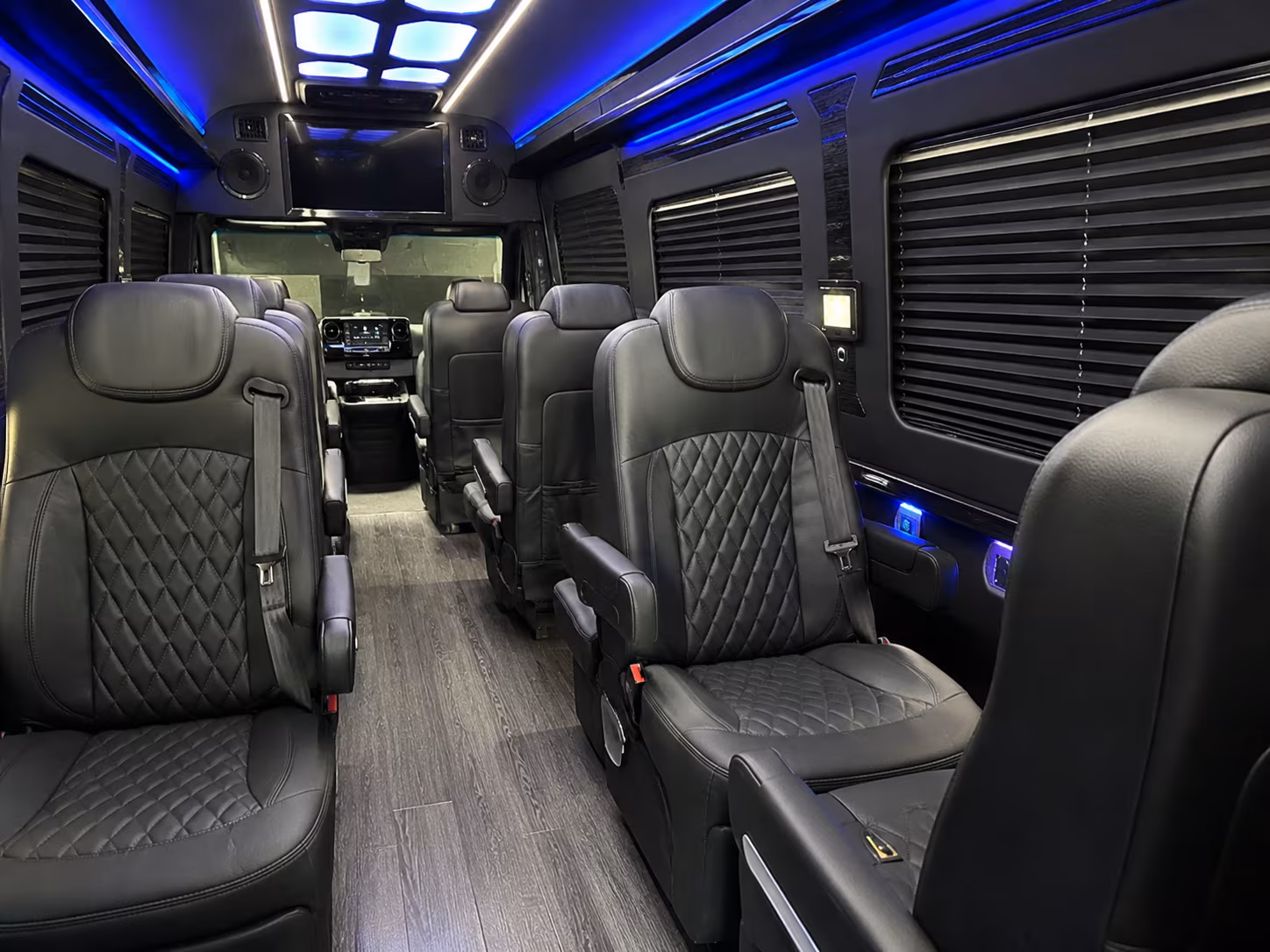 fort lauderdale sprinter van with driver interior